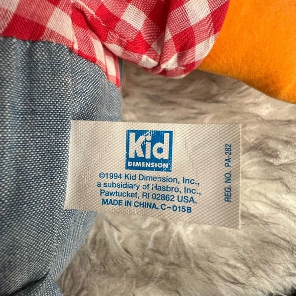 Vintage Playskool Ernie On The Farm Sesame Street Plush 1994 - Picture 6 of 7